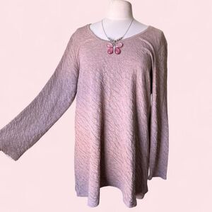 J-jill Women's Brown and Tan Blouse